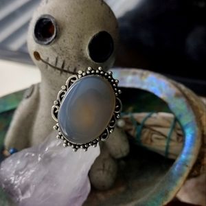 Smoke quarts sliver plated 9.75